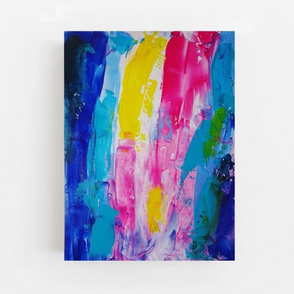 obraz olejny do salonu abstrakcja dla odważnych