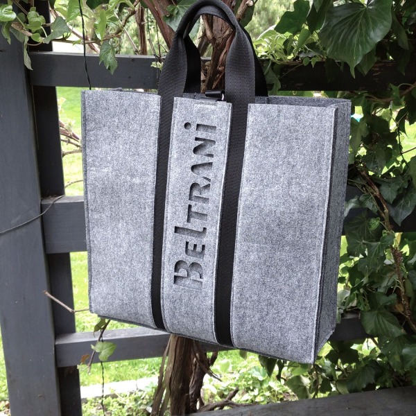 Torba Filcowa XXL z Organizerem - szara