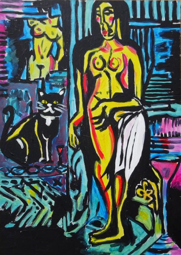 obraz do salonu picasso style kubiczna dama