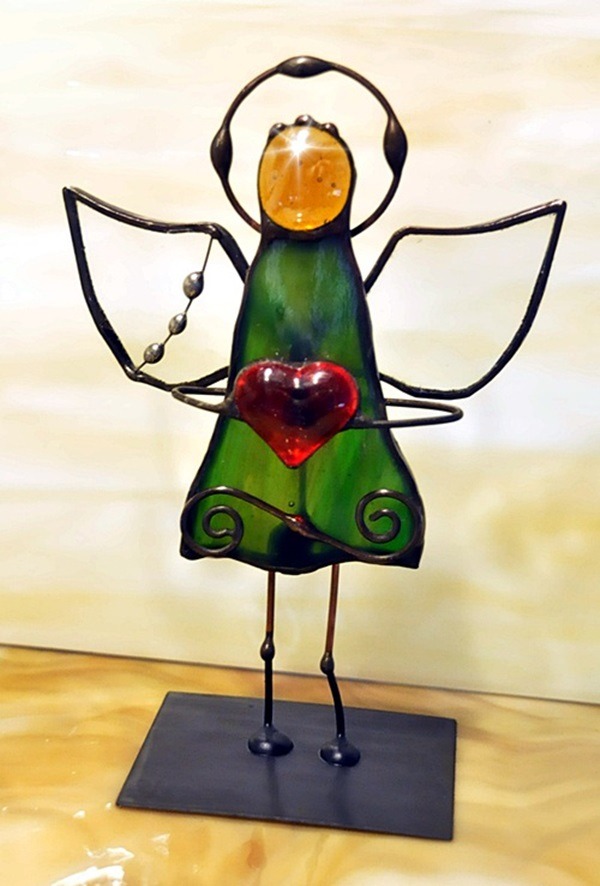 Aniołek 3D z sercem