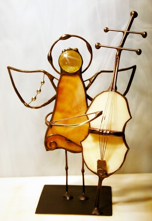 Aniołek 3D kontrabas