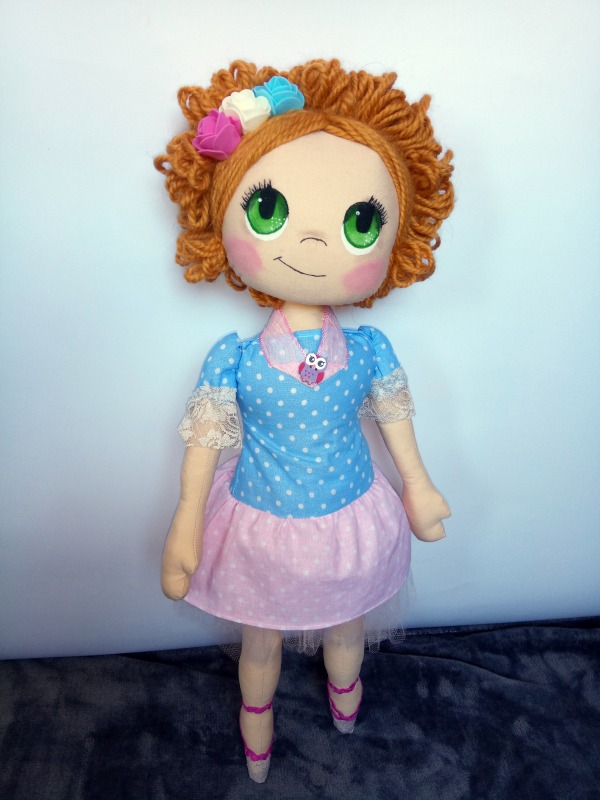 Lalka baletnica 60 cm wysokości