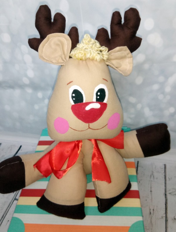 Renifer ręcznie malowany