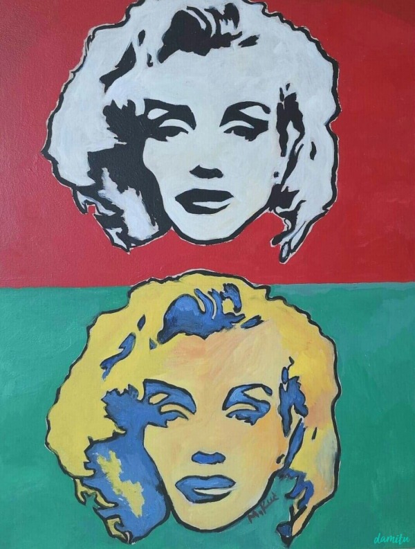portret kobiety Marilyn Monroe 