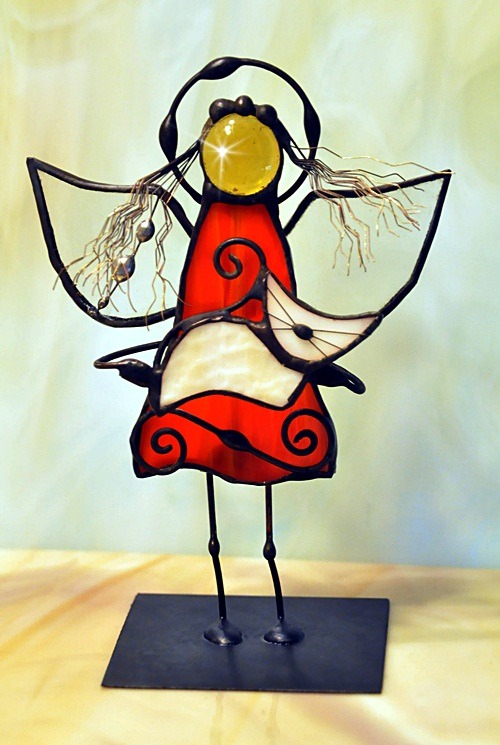 Aniołek 3D kociarz/kociara